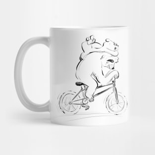 Sloth and Koala on a Bike Mug